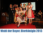 Maria Krieger ist "Bayerische Bierkönigin 2013". Wahl am 11.04.2013 in der Alten Kongresshalle am 11.04.2013 in der Alten Kongresshalle (©Foto:Martin Schmitz)
